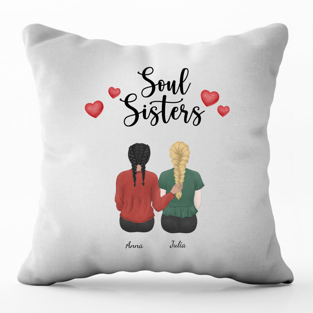 Εξατομικευμένο μαξιλάρι - αδελφές ψυχής (έως και 5 άτομα)